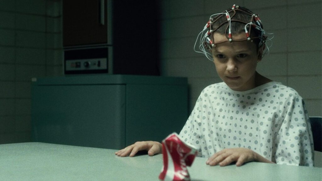 Eleven na primeira temporada de Stranger Things