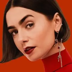 Lily Collins na 5ª temporada de Emily em Paris