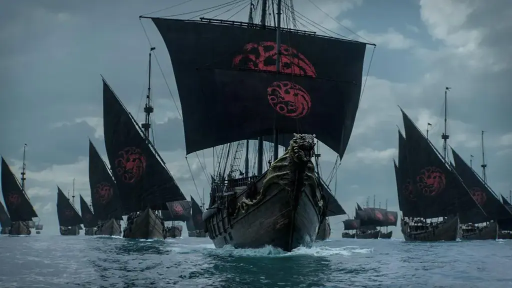 Navios em A Casa do Dragão