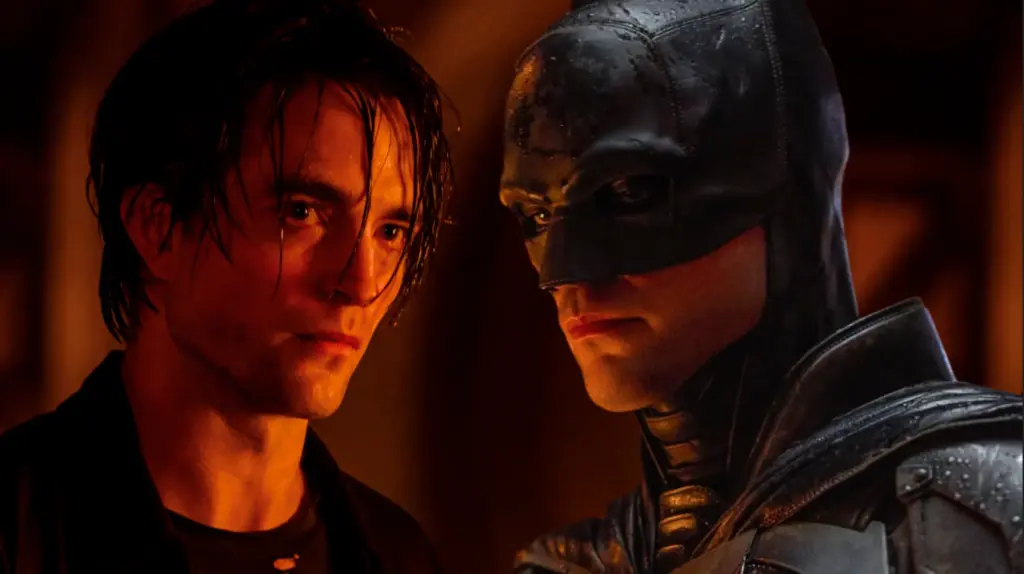 Robert Pattinson como Bruce Wayne e Batman