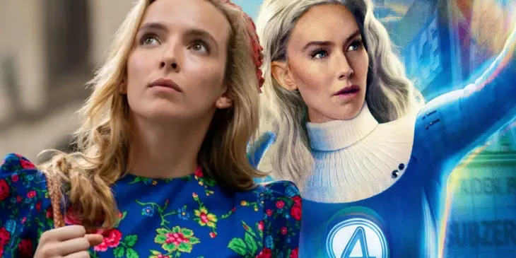 Jodie Comer e Sue Storm de Quarteto Fantástico