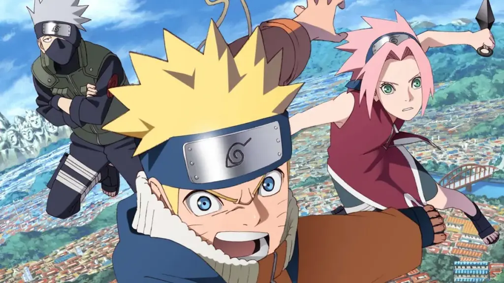 Pôster dos episódios de 20º aniversário de Naruto