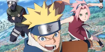 Pôster dos episódios de 20º aniversário de Naruto