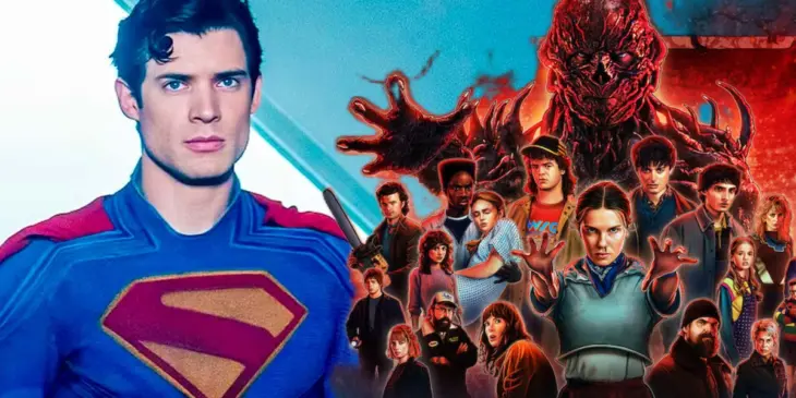 Superman, da Warner, e Stranger Things, da Netflix