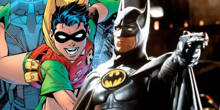Robin e o Batman de Michael Keaton