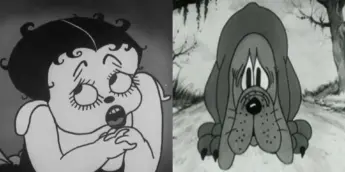 Betty Boop e Pluto
