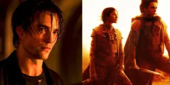 Robert Pattinson em Batman e Timothée Chalamet e Zendaya em Duna: Parte 2