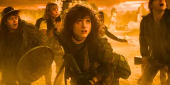 Personagens de Stranger Things 5 no Abismo