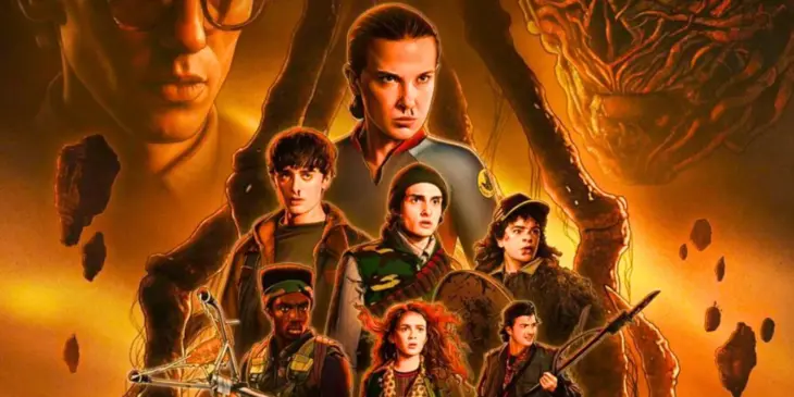 Personagens de Stranger Things 5 reunidos