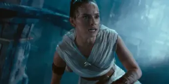 Daisy Ridley como Rey em Star Wars
