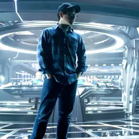 J.J. Abrams no set de Star Trek