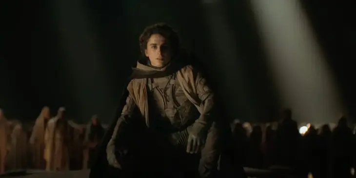 Timothée Chalamet em Duna: Parte 2