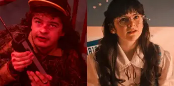 Dustin e Suzie em Stranger Things