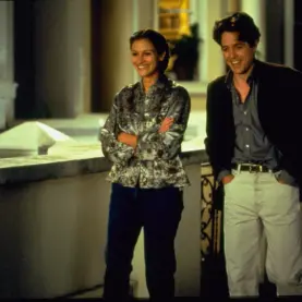 Julia Roberts e Hugh Grant em Um Lugar Chamado Notting Hill