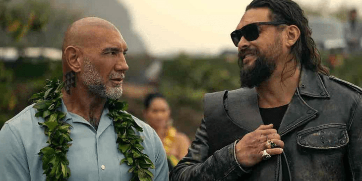 Dupla Perigosa, com Jason Momoa e Dave Bautista, ganha teaser e data para trailer