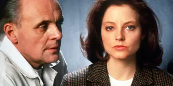 Anthony Hopkins e Jodie Foster em O Silêncio dos Inocentes