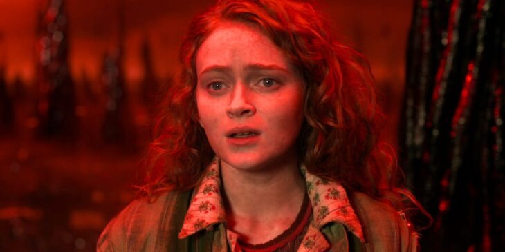 Sadie Sink em cena de Stranger Things 5