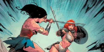 DC revela prévia de luta entre Mulher-Maravilha e Red Sonja