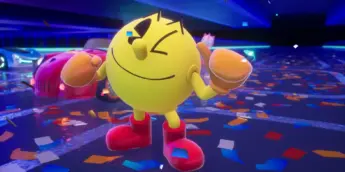 PAC-MAN em Sonic Racing: CrossWorlds