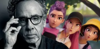 O diretor Tim Burton e a animação Guerreiras do K-Pop