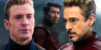 Chris Evans, Simu Liu e Robert Downey Jr, de Vingadores Doutor Destino