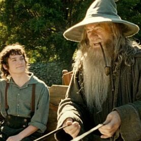 GAndalf e Frodo em O Senhor dos Anéis