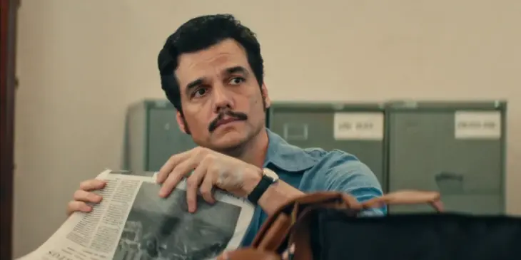 Wagner Moura em O Agente Secreto