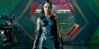 Tessa Thompson como Valquíria em Thor: Ragnarok