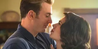 Steve Rogers e Peggy Carter de Vingadores Doutor Destino