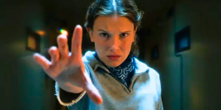 Eleven usando poderes em Stranger Things 5