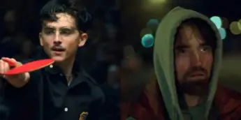 Timothée Chalamet em Marty Supreme e Robert Pattinson em Bom Comportamento
