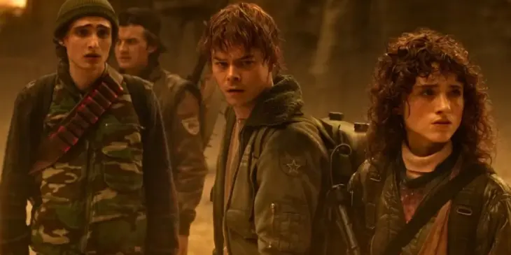 Protagonistas de Stranger Things no Abismo