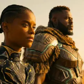 Shuri e M'Baku em Vingadores Doutor Destino