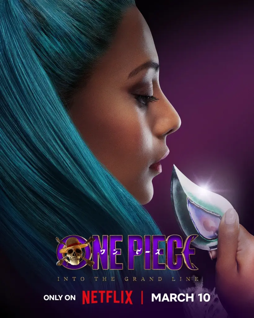 Pôster individual de Nefertari Vivi para a 2ª temporada de One Piece: A Série