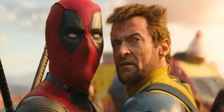 Deadpool e Wolverine em arte dos Vingadores