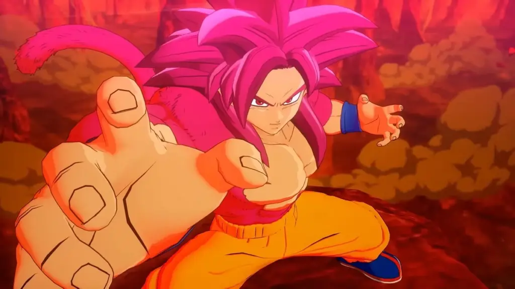 Goku SSJ4 em Dragon Ball Z: Kakarot