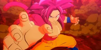 Goku SSJ4 em Dragon Ball Z: Kakarot