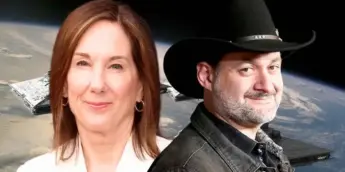 Kathleen Kennedy e Dave Filoni, de Star Wars