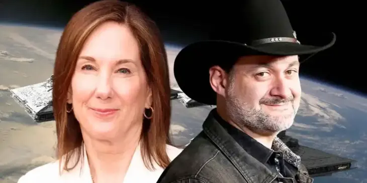 Kathleen Kennedy e Dave Filoni, de Star Wars