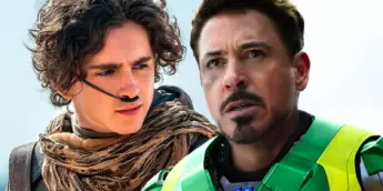 Timothée Chalamet de Duna parte 3 e Robert Downey Jr de Vingadores Doutor Destino