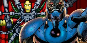 Senhor Milagre e Darkseid da série do DCU