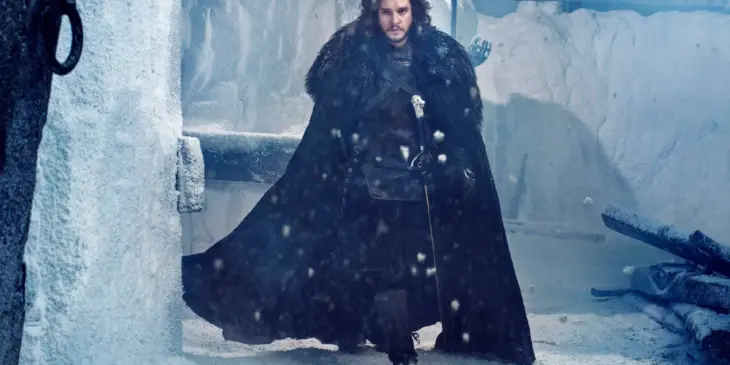 Kit Harington como Jon Snow em Game of Thrones