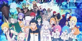 Arte comemorativa em celebração ao 10º aniversário de Re:ZERO