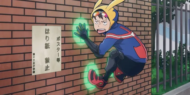 Koichi em cena do Episódio 16 de My Hero Academia: Vigilantes
