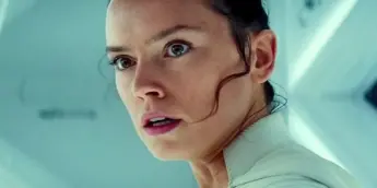 Daisy Ridley como Rey em Star Wars