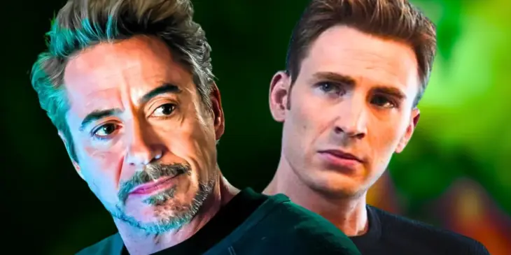 Robert Downey Jr e Chris Evans, de Vingadores Doutor Destino