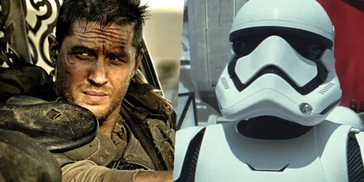 Tom Hardy em Mad Max e Star Wars