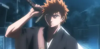 Cena do Episódio 1 do anime clássico de Bleach