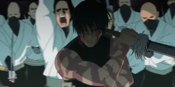 Maki Zen'in em cena do Episódio 4 da 3ª temporada de Jujutsu Kaisen