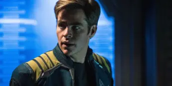 Chris Pine como Capitão Kirk em Star Trek
